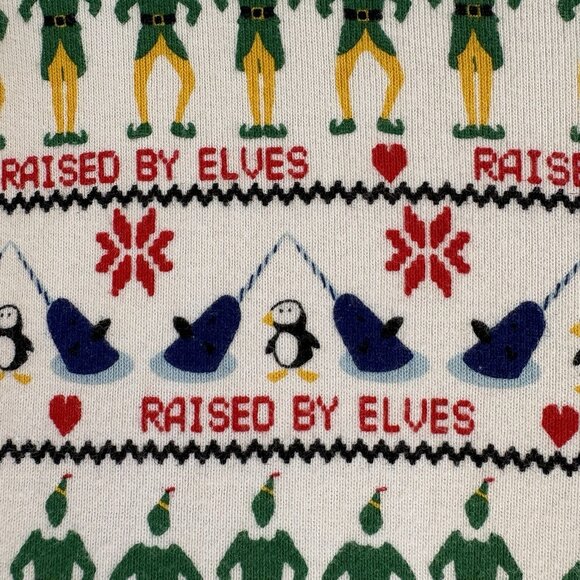 Hanna Andersson  Adult XXL Organic Cotton Top ELF Christmas pajama long Sleeve - Picture 5 of 6